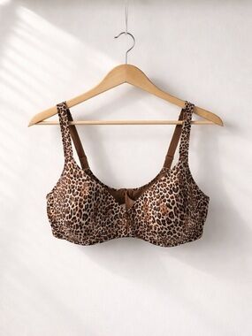 Leopard Print Women's Bra Full Coverage